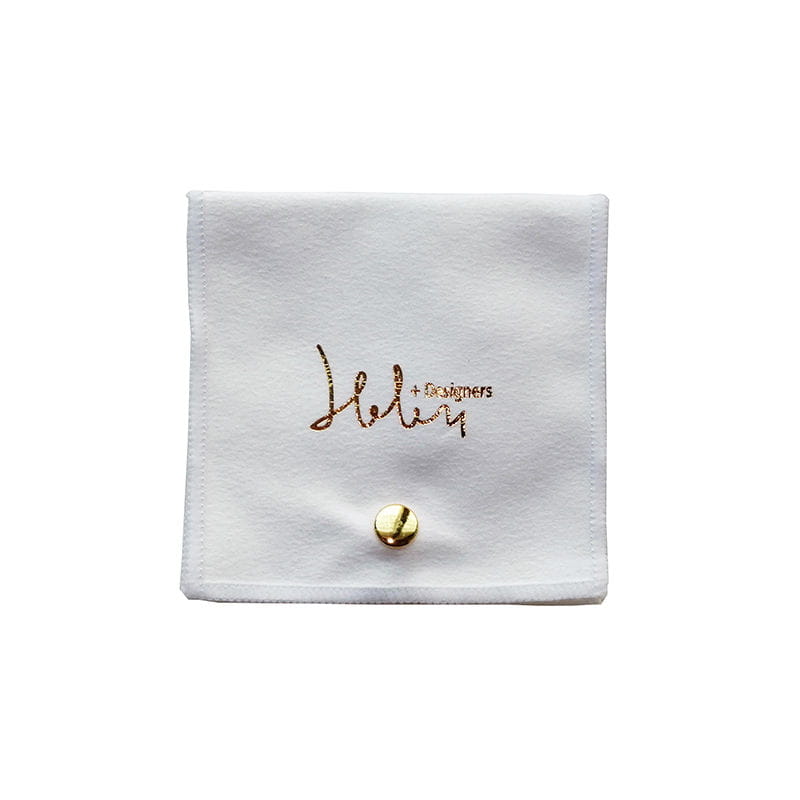 Custom Jewelry Pouch Suede Drawstring Storage Jewelry Pouch with logo