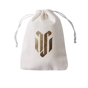 Custom Logo Natural Satin and Organza Jute Jewelry Pouch Small Hemp Linen Burlap Drawstring Sacks with Comb for Gift Use