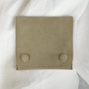 Custom Luxury Envelope Drawstring Microfiber Jewelry Pouches Custom Logo Gift Bags for Container Jewelry