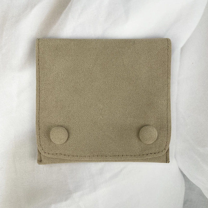 Custom Luxury Envelope Drawstring Microfiber Jewelry Pouches Custom Logo Gift Bags for Container Jewelry