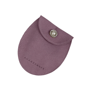 Custom Wholesale Microfiber Jewelry Gift Packaging Drawstring Bag Jewellery Pouch with Ribbon for Jewelry Bag