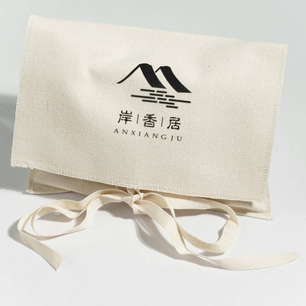 Luxury Reusable Organic Cotton Jute Twill Envelope Dust Bag Custom Logo Printing Drawstring Jewelry Gift Packaging Pouch Handbag