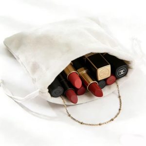 Recyclable Custom Logo Velvet Suede Jewelry Bag High Quality Soft Fabric Jewelry Drawstring Pouch Wholesale