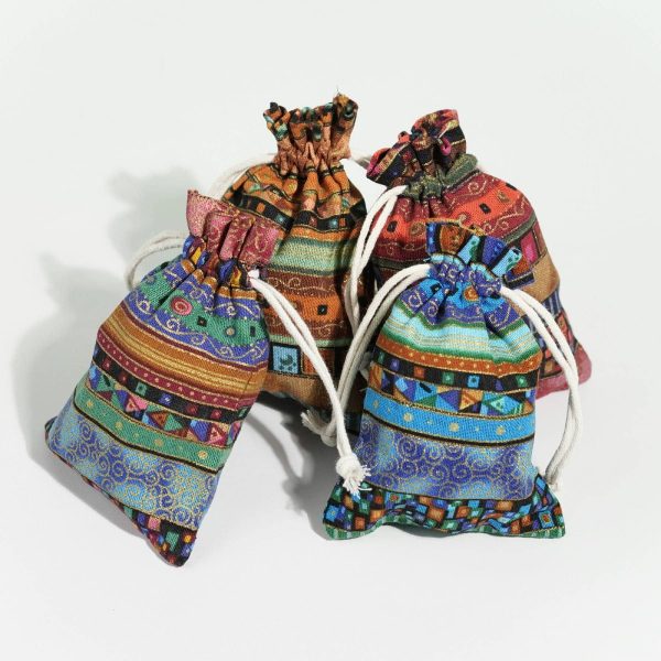 Recyclable Jute Bag Custom Print Cotton Linen Bags Cotton Jewelry Gift Sack Soap Packaging Drawstring Jute Pouch