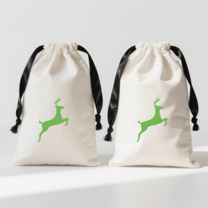 Wholesale Custom Logo Eco Reusable Muslin Favor Gift Fabric Packaging Pouch Organic Cotton Drawstring Dust Bag