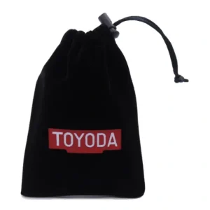 Custom Print Velvet Drawstring Bag with Cord Stopper Toggle