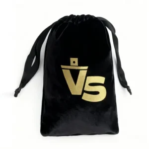 Customizable Logo Printed Velvet Drawstring Bag for Wedding Candy Gift Perfume Jewelry Bag Jewelry Storage Solution