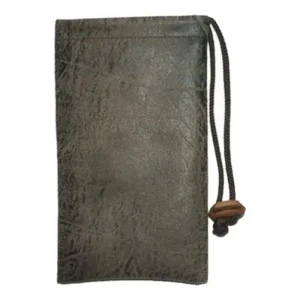 Faux Leather Pouch with Toggle or Cord Lock Stopper