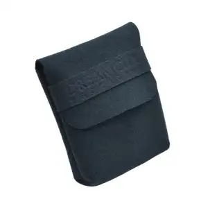 Microfiber Suede Leather Pouch with Band for Perfume Bottles and Earbuds