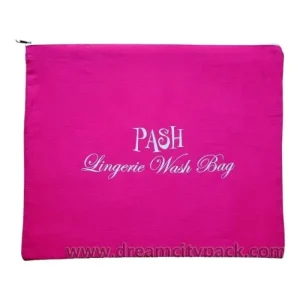 Personalised Cotton Lingerie Laundry Wash Bags with Zipper