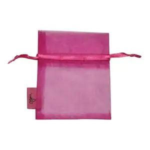 Personalized Organza Bag with Custom Printed Label
