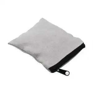 Personalized Suede Zipper Jewelry Pouch Makeup Bag Coin Purse