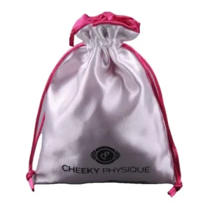 Printed Satin Jewellery Pouches with Satin Lining and Logo