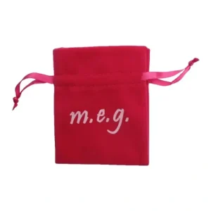 Printed Small Velvet Gift Bags