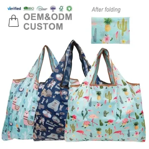 Reusable Cheap Polyester Handled Shopping Bag