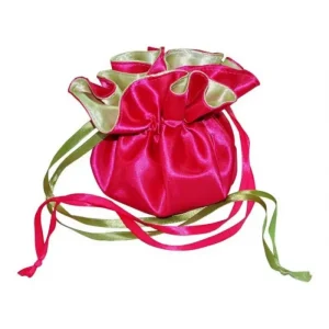 Satin Circle Wrappers with Satin Lining for Wedding Favors