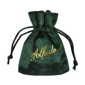 Super Soft Silk Velvet Jewelry Pouch with Custom Logo