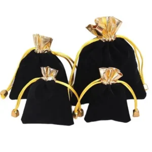 Velvet Bag Gift Bag Phnom Penh Bag Drawstring Recyclable Customized Size Customized Screen Printing Customized Color Accept