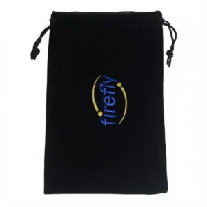 Velvet Drawstring Bags with Embroidery