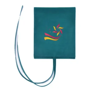 Velvet Jewellery Envelope Pouch with Ribbon and Personalized Print