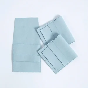 RTS Wholesale No Logo Microfiber Jewelry Envelope Style Packaging Pouch Bag